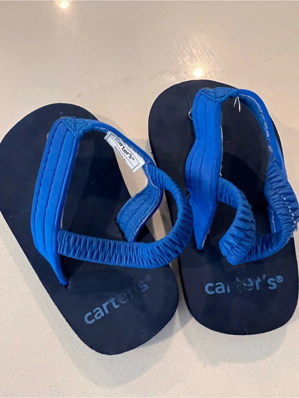 Carter's Kids Royal Blue Padded Flip Flop Sandals